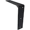 Ekena Millwork Countertop Support Steel Heavy Duty Bracket w/ Gusset, Powder Coated Black 2 1/2"W x 12"D x 10"H BKTM02X12X10CGPBL - alternate 9